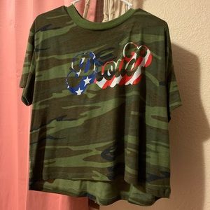 4th of July Crop-top Shirt